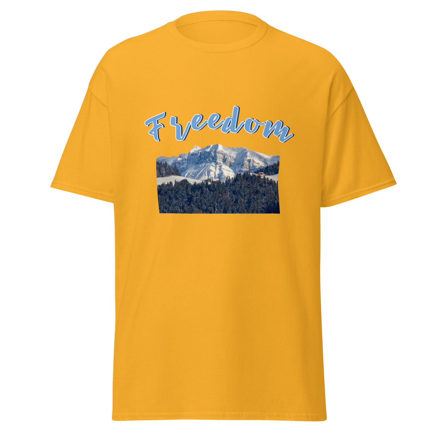 T-shirt Freedom - unisexe m - plusieurs couleurs disponibles