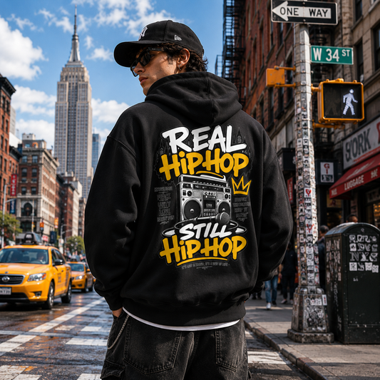 Zip Hoodie REAL HIP HOP - STILL HIP HOP