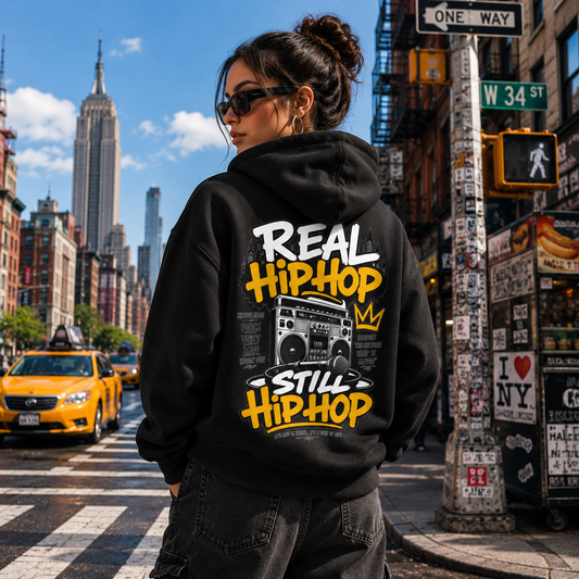 Zip Hoodie REAL HIP HOP - STILL HIP HOP